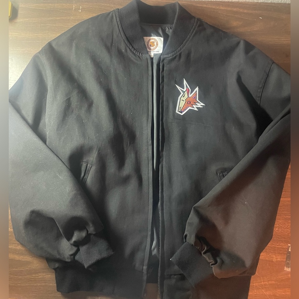 Vintage Official Phoenix Arizona Coyotes Jacket Identity Inc. Large